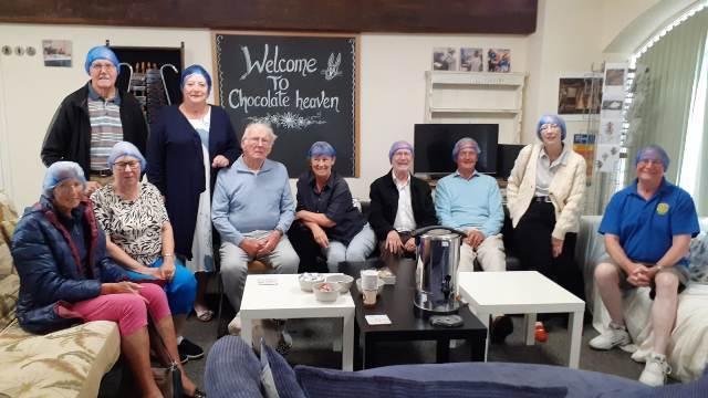 Aireborough Rotary Club joined us for a tour and insight into the world of chocolate making